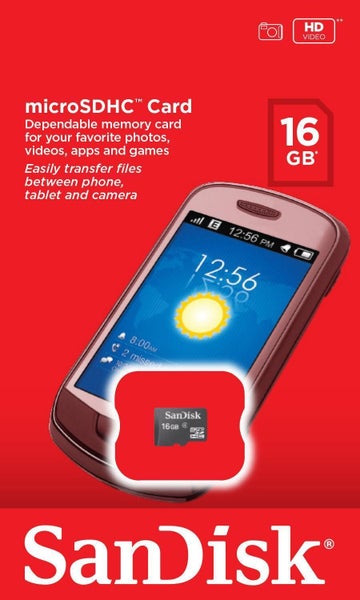 Micro SD Card SanDisk Class 4 16GB Camera Tab PC Memory Card SDQM-016G Carousel 1