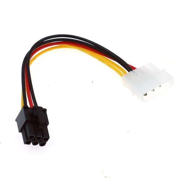 4Pin Molex to 6 Pin 8 Pin PCIe Power Adapter Cable All Purpose Multiple Options Carousel 2
