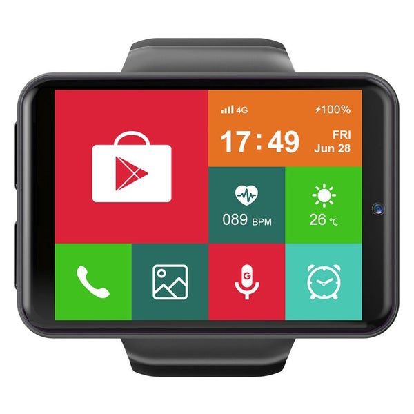 Face Unlock Full Touch Screen 4G LTE Smart Watch with Dual Camera Carousel 2