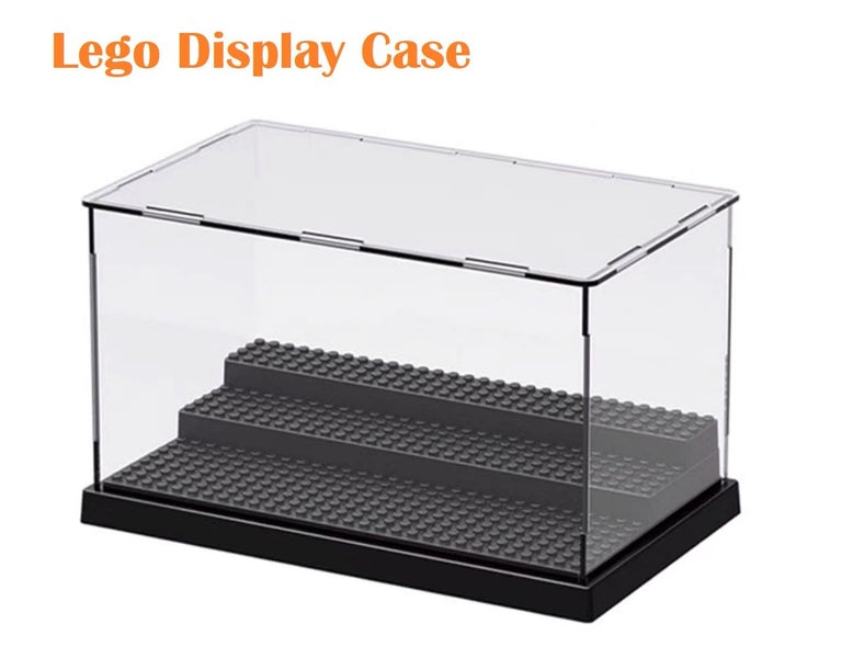 Lego Display Case 25.5 x 15.5 x 13.7CM Black / Lego Display Box / Lego Container Carousel 1