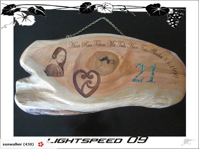 21st key PERSONALLY DESIGNED PLAQUE FOR FOREVER Carousel 2