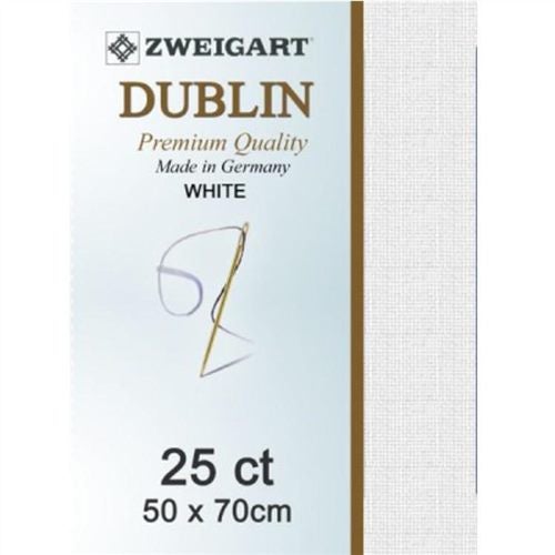 Zweigart Dublin 25ct Linen White Carousel 1