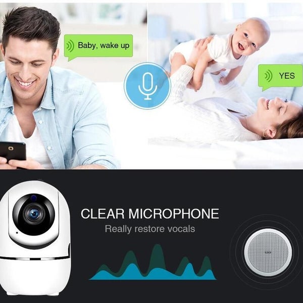 1080P Full HD Wireless Mini IP Home Security Auto Tracking Smart Surveillance... Carousel 2