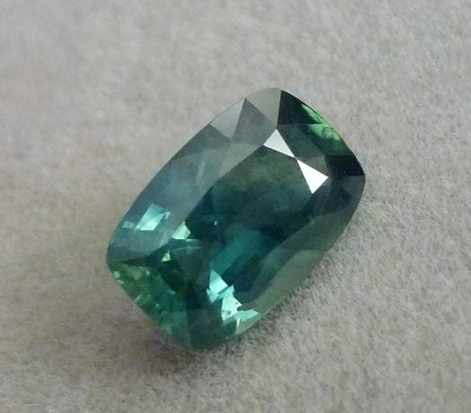 2.09CT EXCELLENT HUGE 100% NATURAL CUSHION TEAL BLUE SAPPHIRE Carousel 1