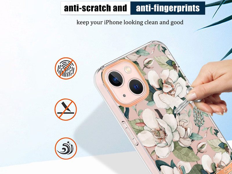 Case Cover for iPhone 13 Mini Flower Carousel 6