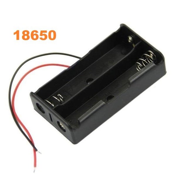 Battery Holder 2x 18650 / 2 Slot / Battery Storage Box / Battery Case Carousel 1