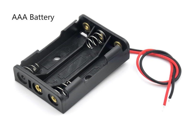 Battery Holder 3x AAA / 3 Slot / Battery Storage Box / Battery Case Carousel 1
