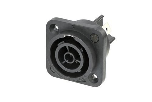 Neutrik - NAC3FPX-TOP - Appliance Outlet Connector Chassis Mount Carousel 1
