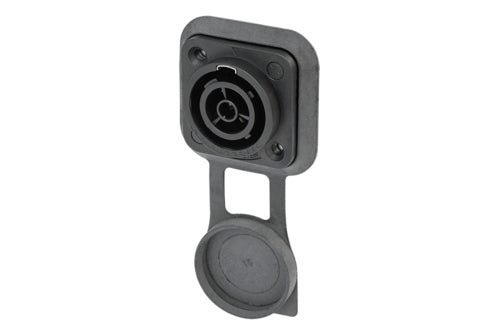 Neutrik - NAC3FPX-TOP - Appliance Outlet Connector Chassis Mount Carousel 3