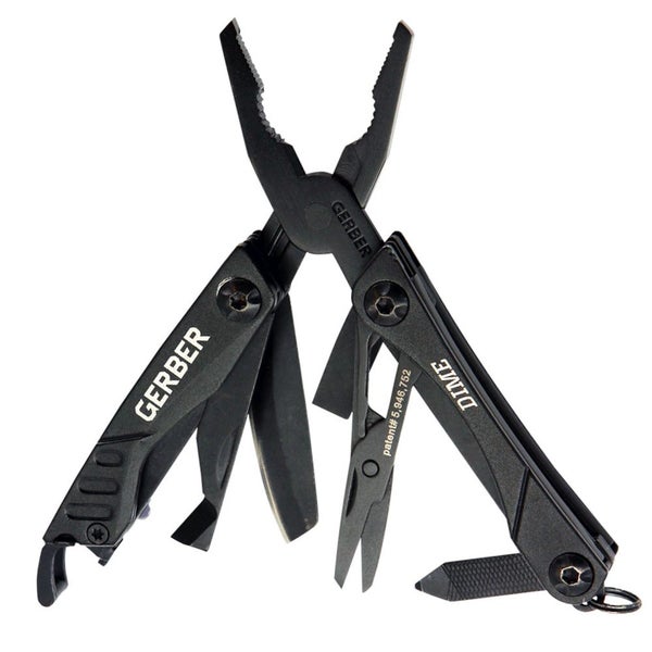 Gerber Dime Multi Tool Plier Scissors Knife | Black Carousel 1