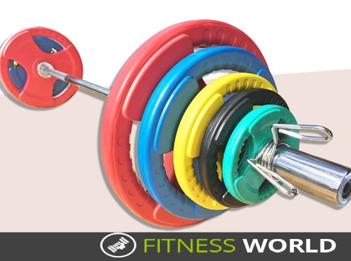 RUBBER OLYMPIC WEIGHT SET Carousel 1