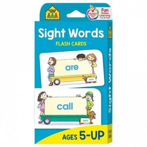 School Zone Flash Cards - Sight Words Carousel 1