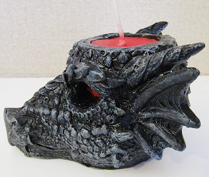 Dragon head tealight holder Carousel 2