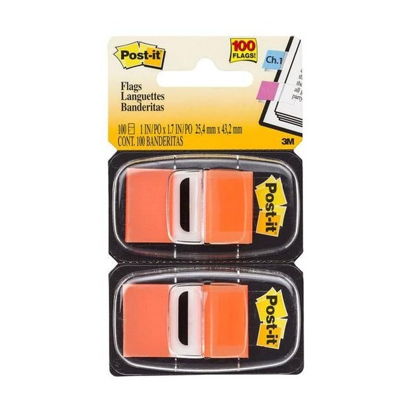Post-it Flags 680-OE2 25x43mm Orange Twin Pack of 2 Carousel 1