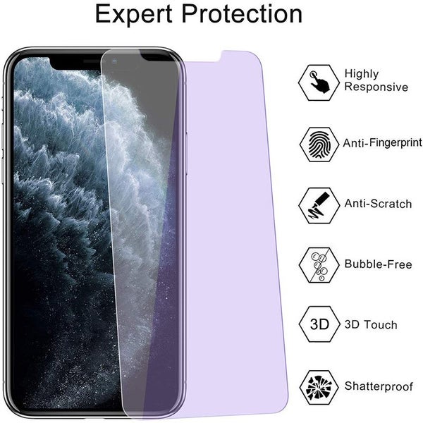 Screen Protector Nuglas Anti Blue UV Tempered Glass For IPhone 11 Pro/X/Xs Carousel 1