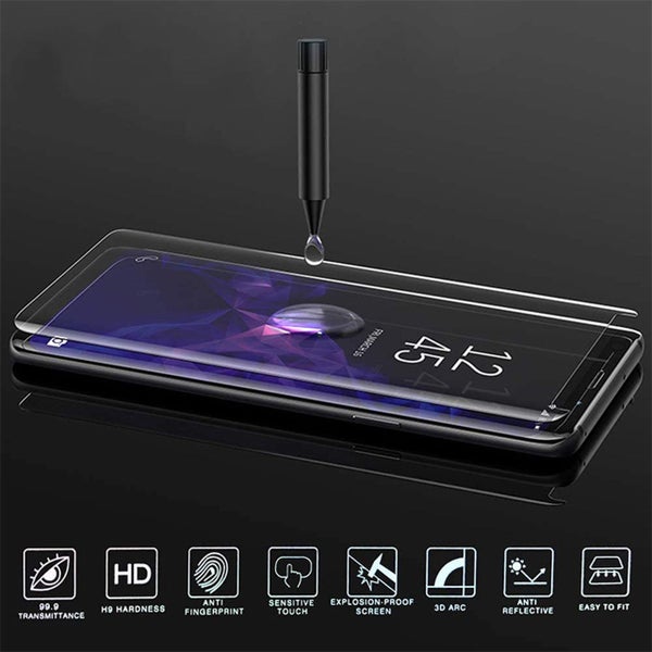 Screen Protector NUGLAS Full Cover Curved Edge Tempered Glass For Galaxy S8 Plus Carousel 2
