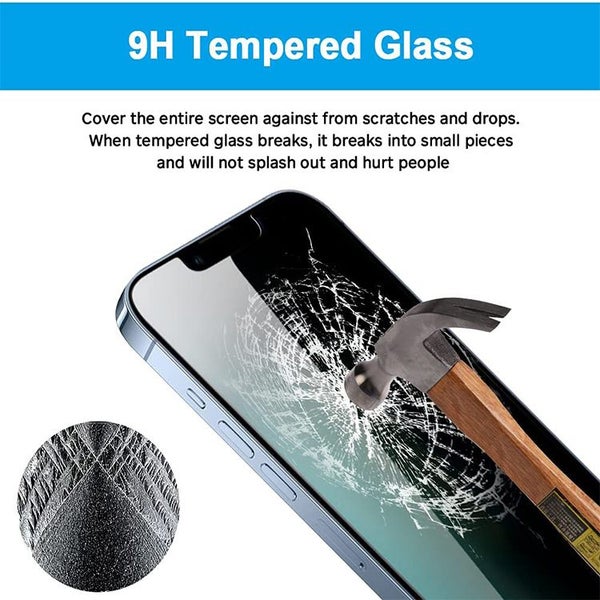 Screen Protector Nuglas Flat Clear Privacy Tempered Glass For iPhone 13 Mini Carousel 2