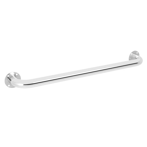 Evekare Exposed Flange Safety Grab Bathroom Wall Hand Rail Pull Bar 600mm SS SLV Carousel 1