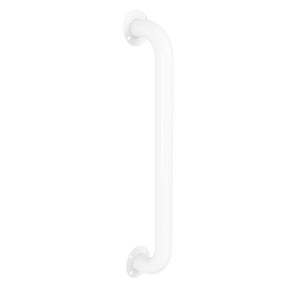 Evekare Exposed Flange Safety Grab Bathroom Wall Hand Rail Pull Bar 450mm SS WHT Carousel 2