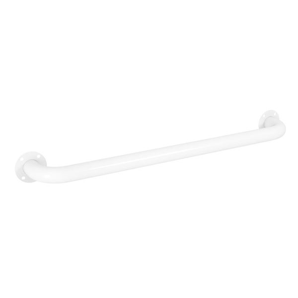 Evekare Exposed Flange Safety Grab Bathroom Wall Hand Rail Pull Bar 600mm SS WHT Carousel 1