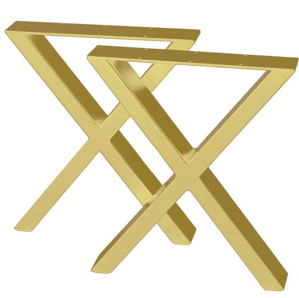 Table Bench Legs 72cm-Gold New Carousel 2