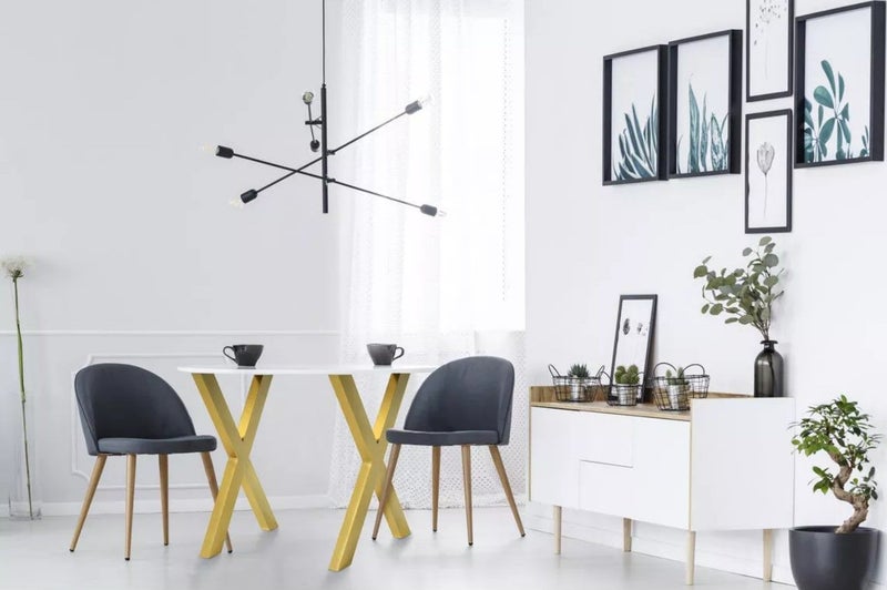 Table Bench Legs 72cm-Gold New Carousel 1