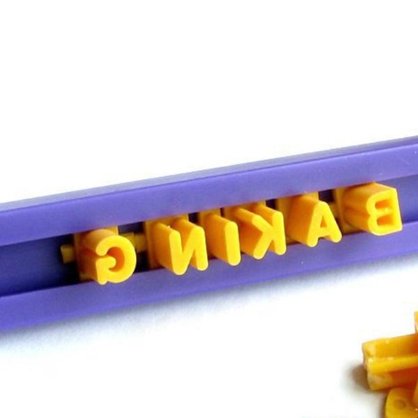 Alphabet Letter Number Biscuit Cookie Baking Mold DIY 74pcs ( 2 Sets ) Carousel 2