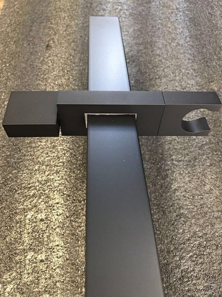 Bathroom Shower Slider With Elbow Matte Black $150 Carousel 8