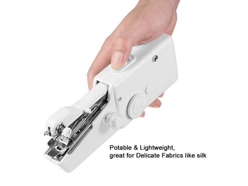 Mini Handheld Sewing Machines + 4 X Batteries Carousel 1