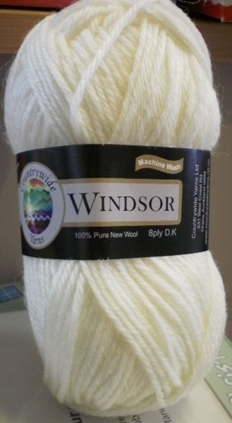 KNITTING WOOL 8PLY DK 50gm BALL CREAM Carousel 1