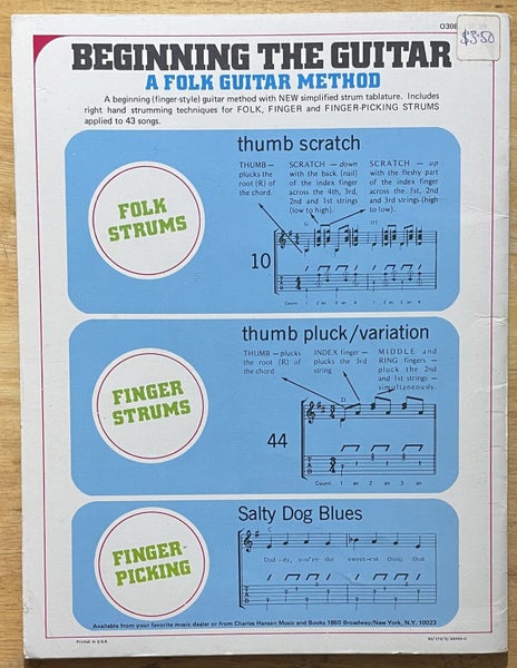 Beginning The Guitar A Folk Guitar Method by Jerry Snyder Carousel 1