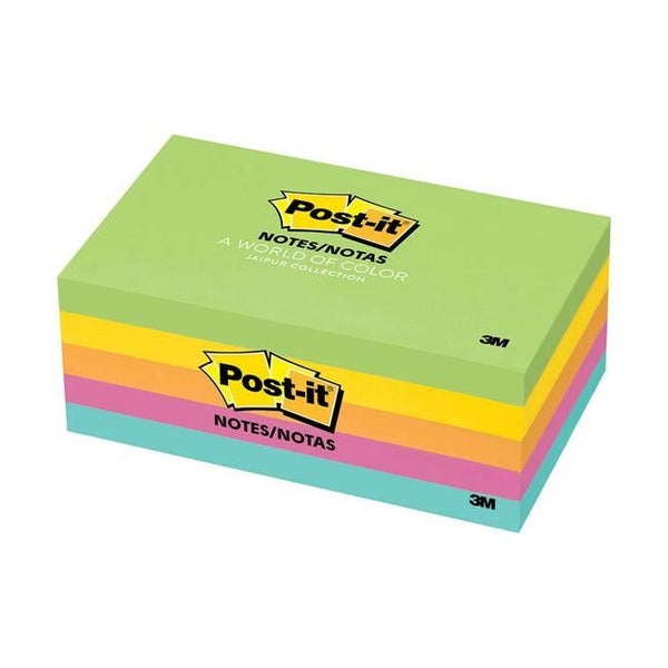 Post-it Notes 655-5UC 76x127mm Jaipur Pack of 5 Carousel 1
