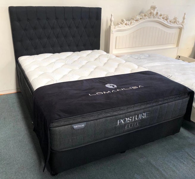 Chicago King Split Base & Headboard & Mattress $1499628638607573781120