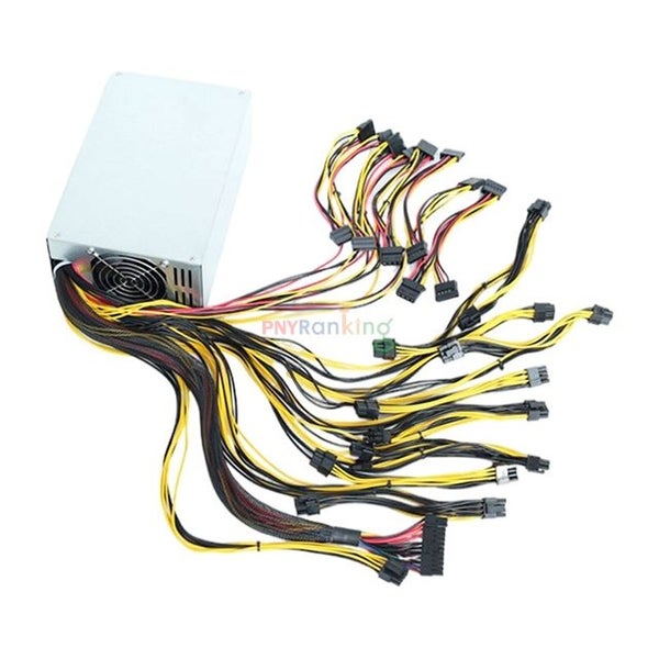 2800W ATX Mining Power Supply Source 95% Efficiency Support 8 Graphics Cards Carousel 2