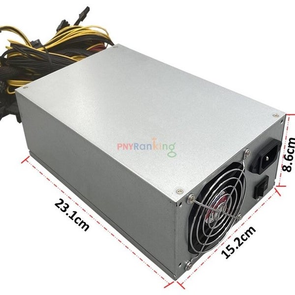 2800W ATX Mining Power Supply Source 95% Efficiency Support 8 Graphics Cards Carousel 6