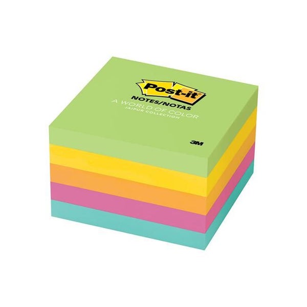 Post-it Notes 654-5UC 76x76mm Jaipur Pack of 5 Carousel 1
