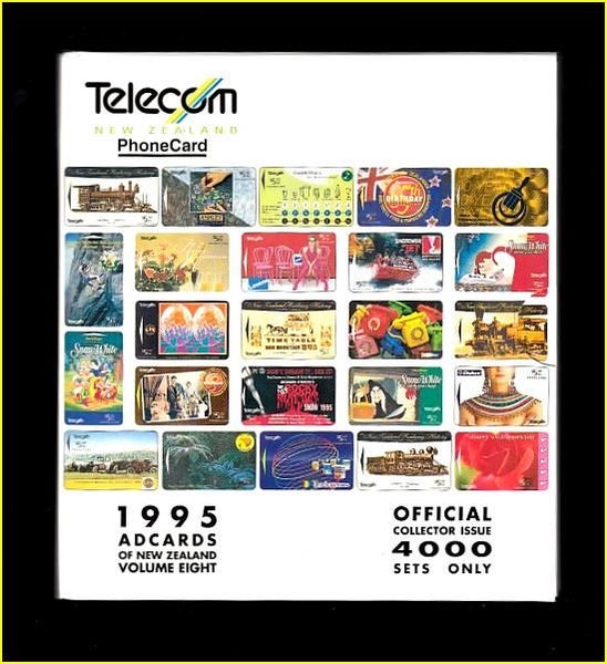 Phone Cards 1995 New Zealand Phone Card Pack Ad Cards Volume