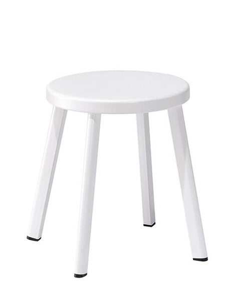 Jonty Barstool 46cm - Matt White Carousel 1