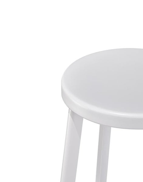 Jonty Barstool 66cm - Matt White Carousel 2