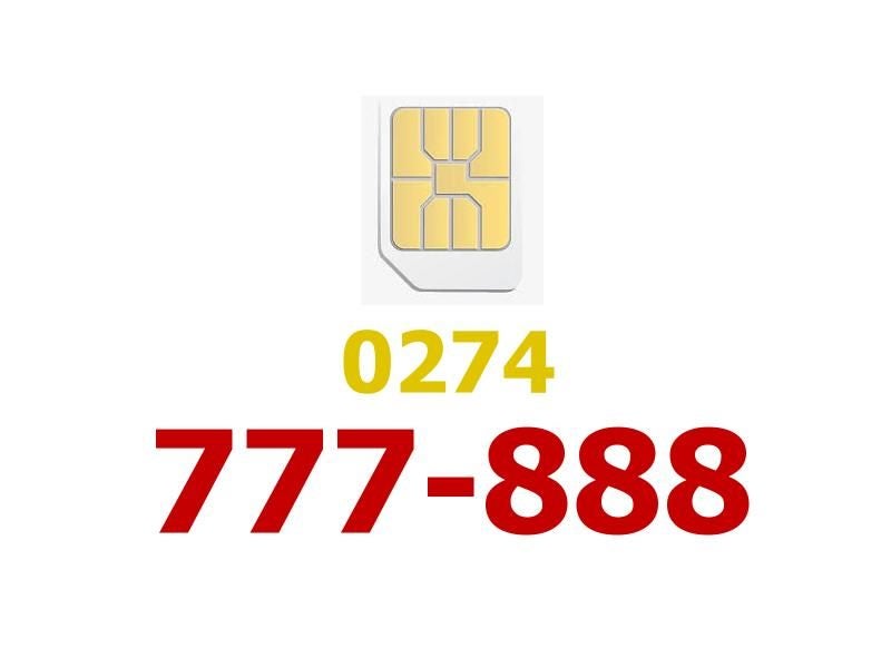 The Original 025 (now 0274) 6-digit Number 777-888 is Available! Carousel 1