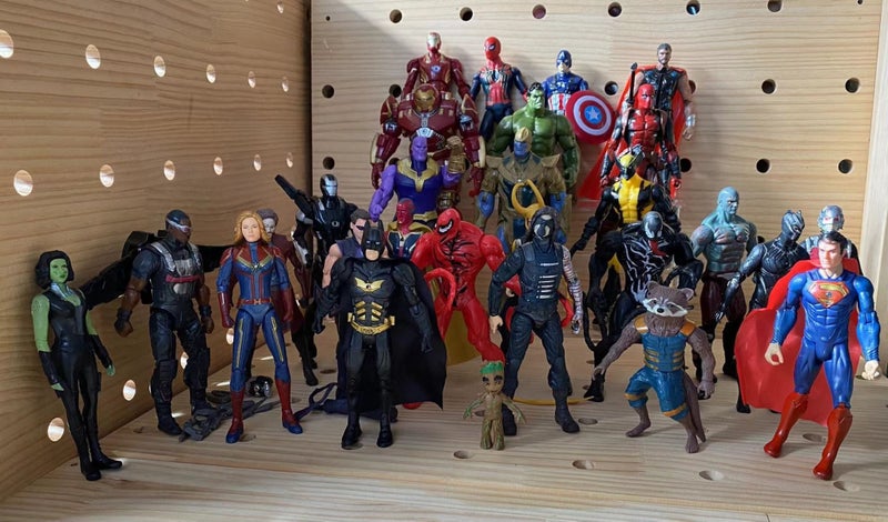 superhero figures kids toys 28pcs Carousel 1