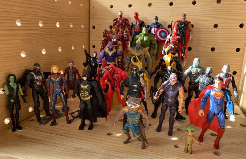 superhero figures kids toys 28pcs Carousel 3