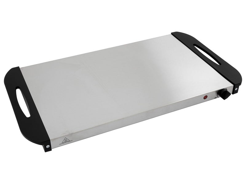 4 Pan Heated Food Warmer | 300W Electric | 4 Dish Stainless Steel Buffet Warmers Carousel 3