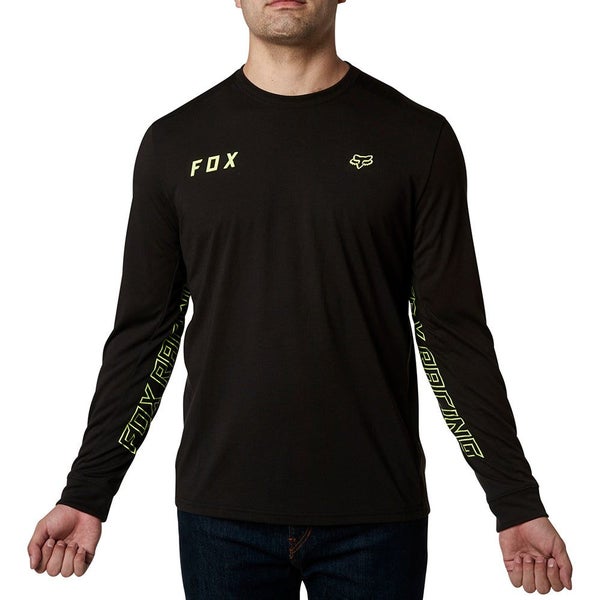 FOX STARTER LS TECH TEE [BLACK] Carousel 1