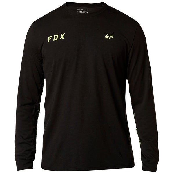 FOX STARTER LS TECH TEE [BLACK] Carousel 2