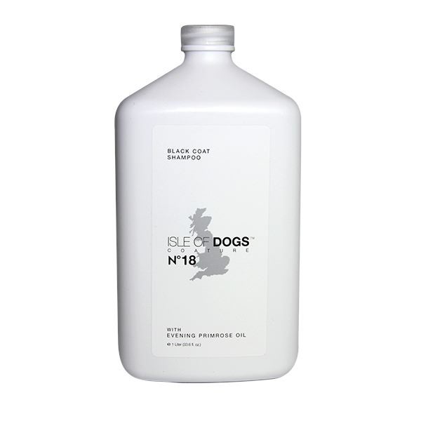 ***SALE*** Isle of Dogs No. 18 Black Coat Evening Primrose Oil Shampoo 1L Carousel 1