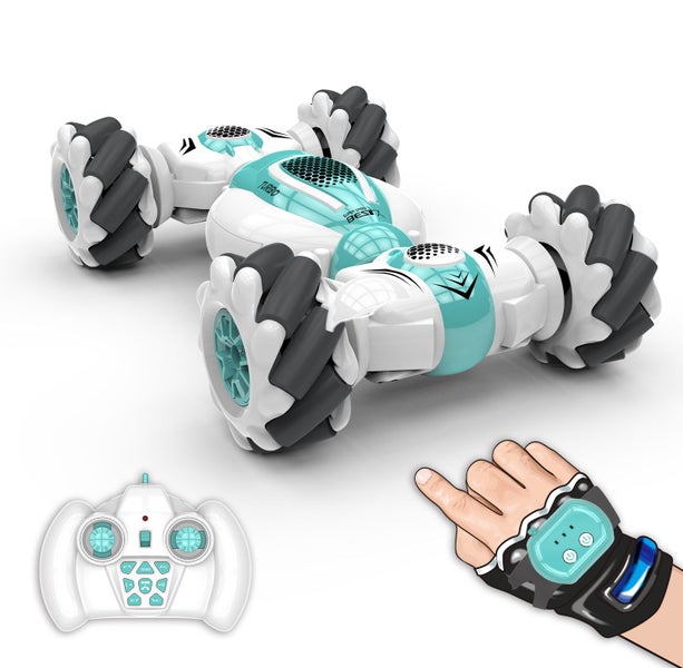RC Stunt Car Remote Control Watch Gesture Sensor Deformable Electric Toy Car Carousel 2