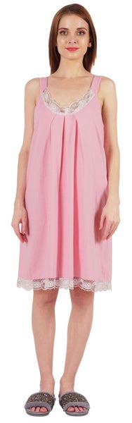 Inkmeso Sexy Lingerie nightgown for Women Sleeveless Lace Nightwear Tunic Dress Carousel 1