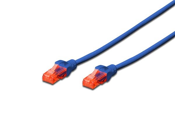 Digitus UTP CAT6 Patch Lead - 1.5M Blue Carousel 1