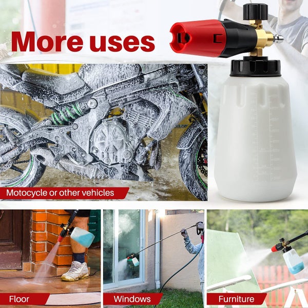 Heavy Duty Car Wash Foam Cannon Blaster 1L Carousel 1